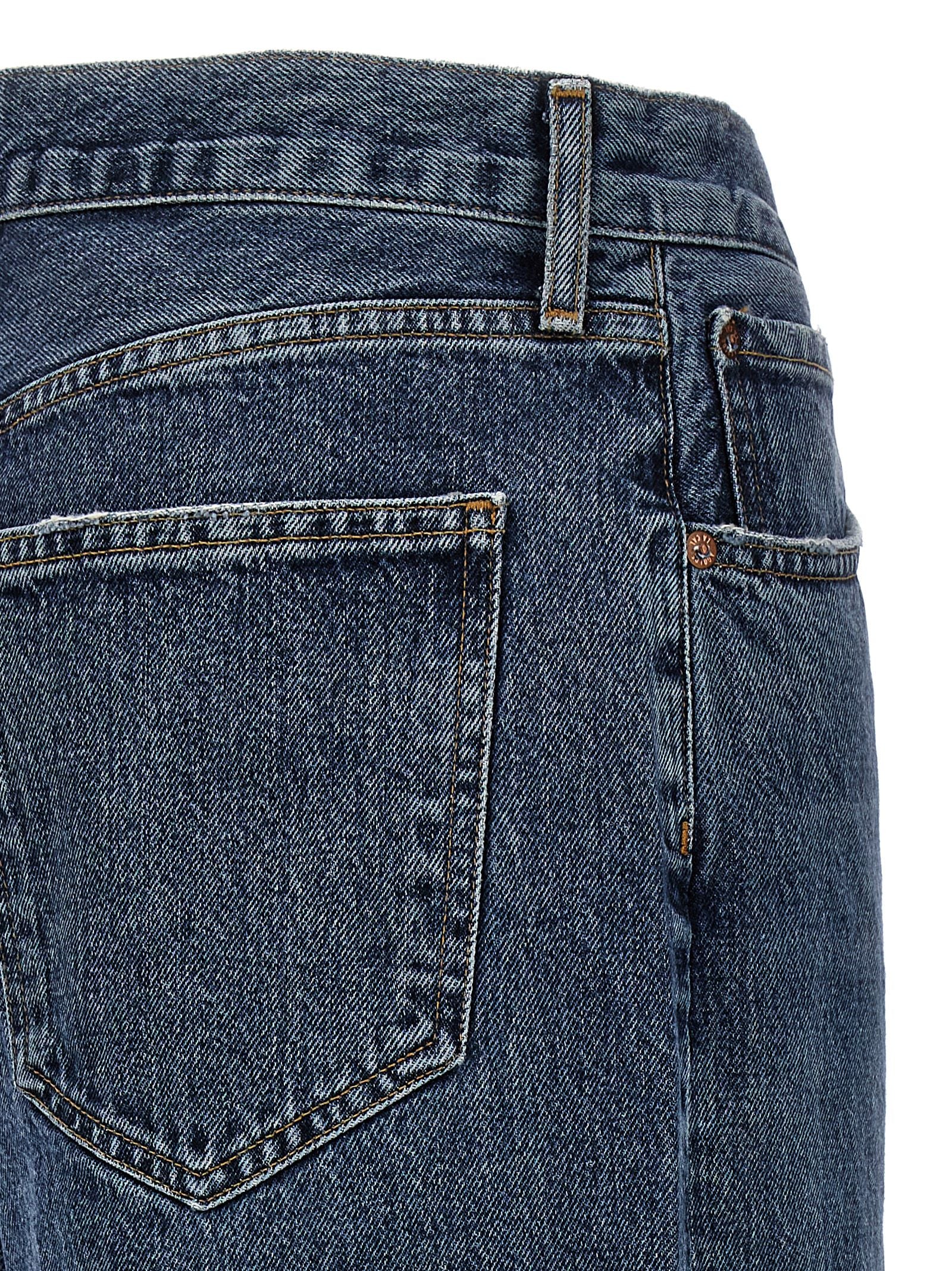 Blue Cotton Jeans Denim