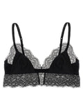 Black Silk Bra