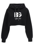 Black Cotton Hoodie