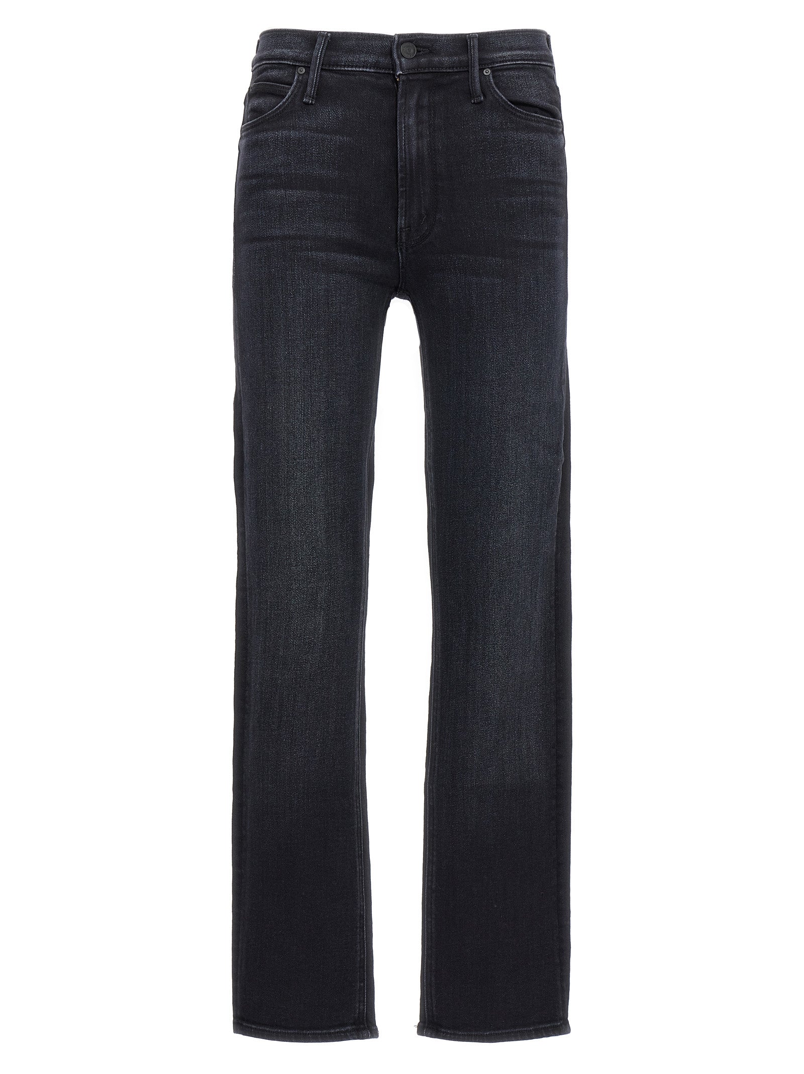 Black Cotton Slim Fit Jeans