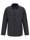 Blue Polyamide Full-Length Jacket
