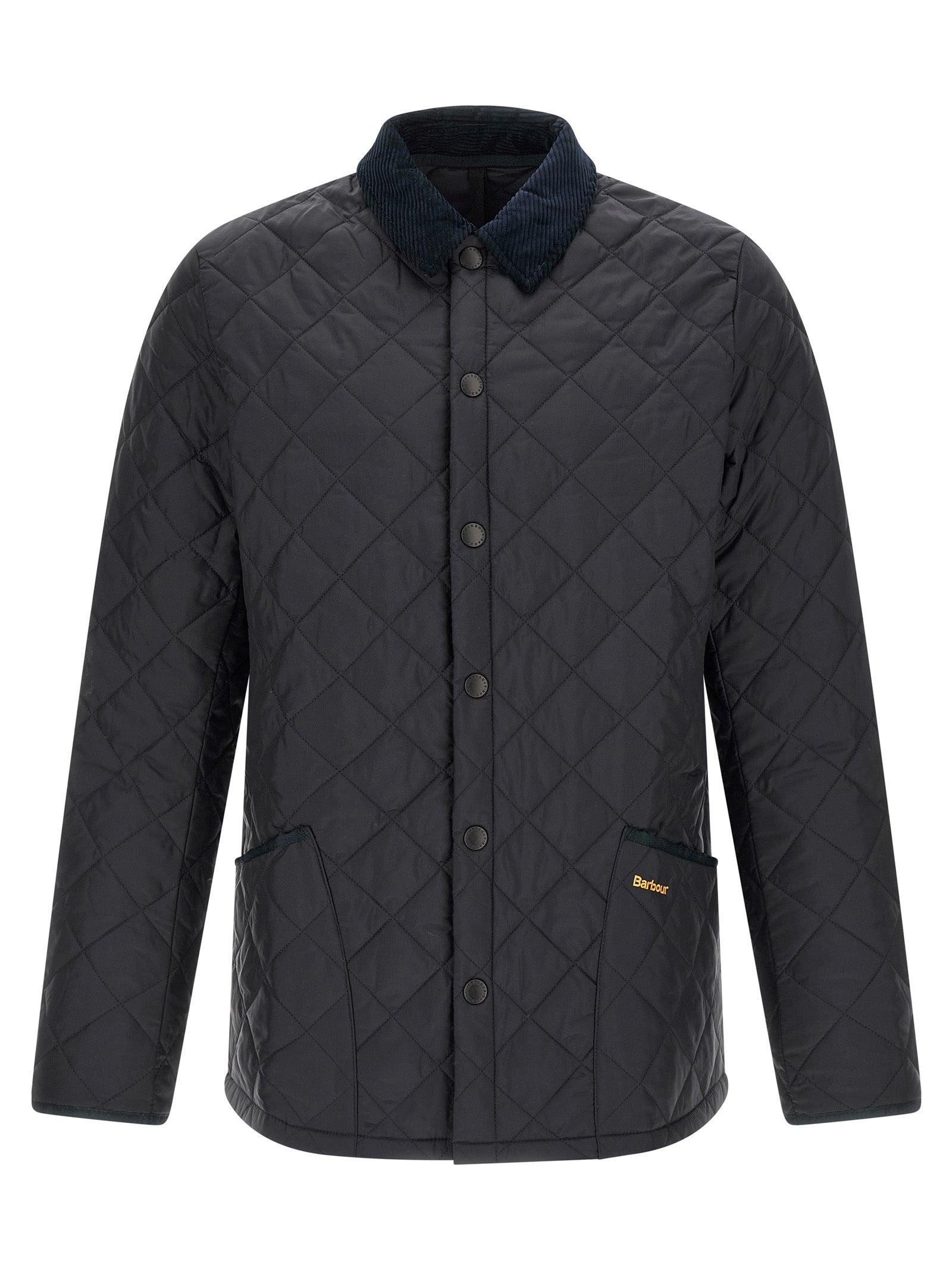 Blue Polyamide Full-Length Jacket