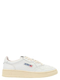 White Cowhide Sneakers