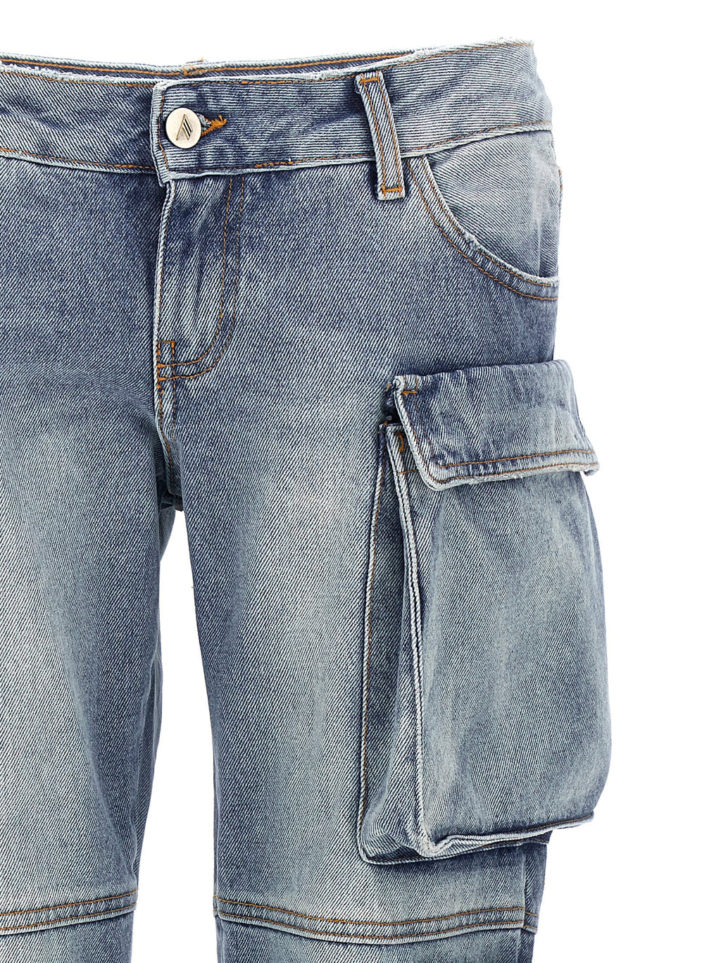 Blue Cotton Jeans Denim