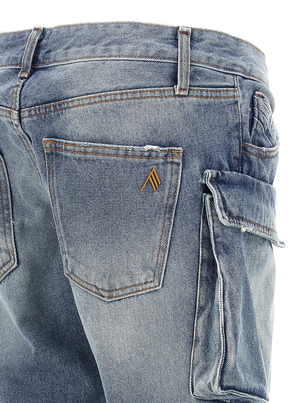 Blue Cotton Jeans Denim