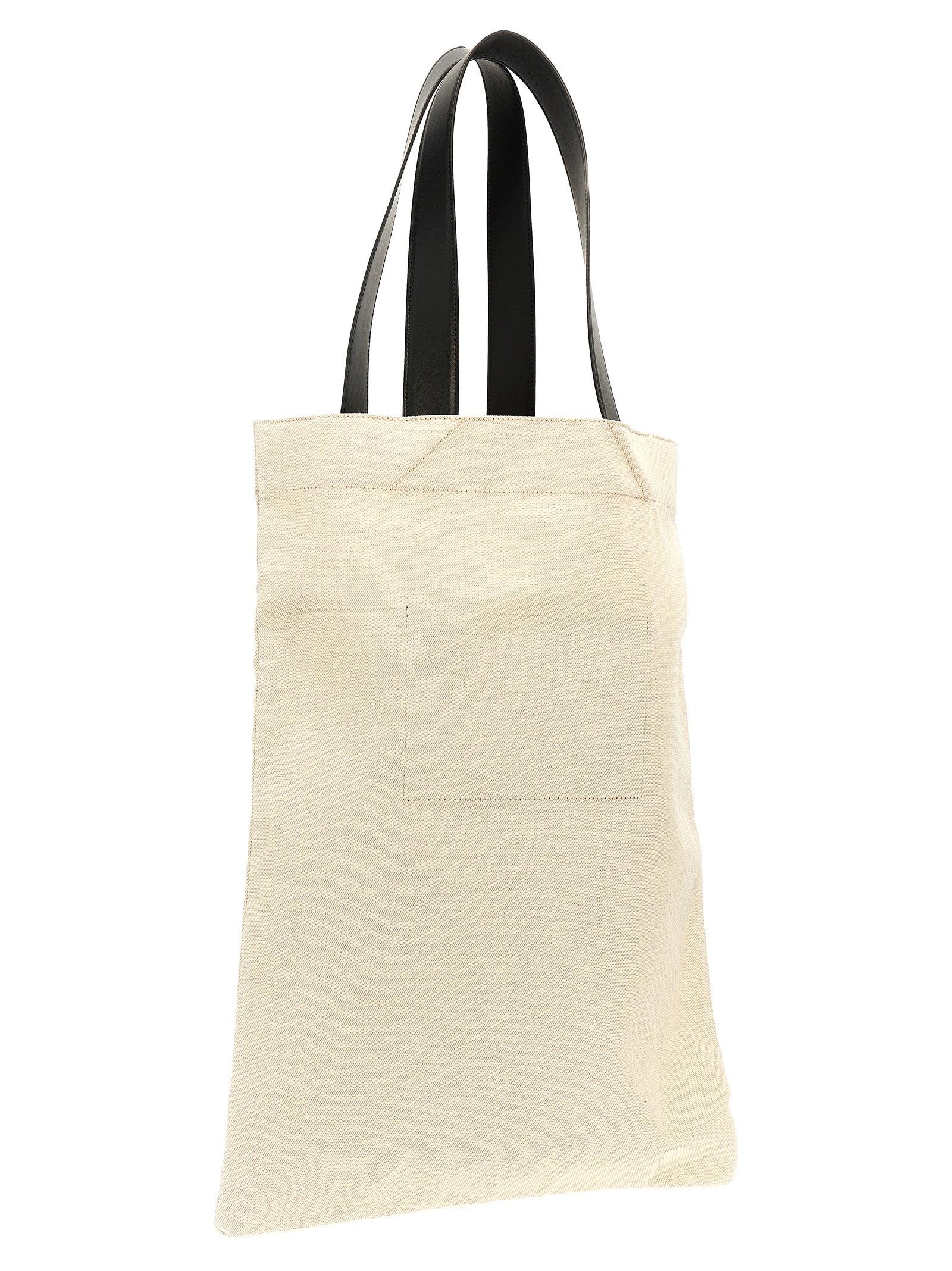 Bicolor Cotton Tote Bag