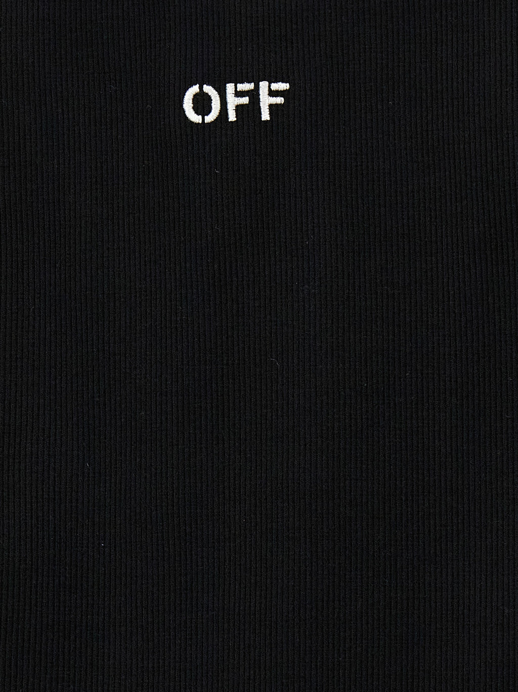 Black Cotton Sleeveles T-Shirt