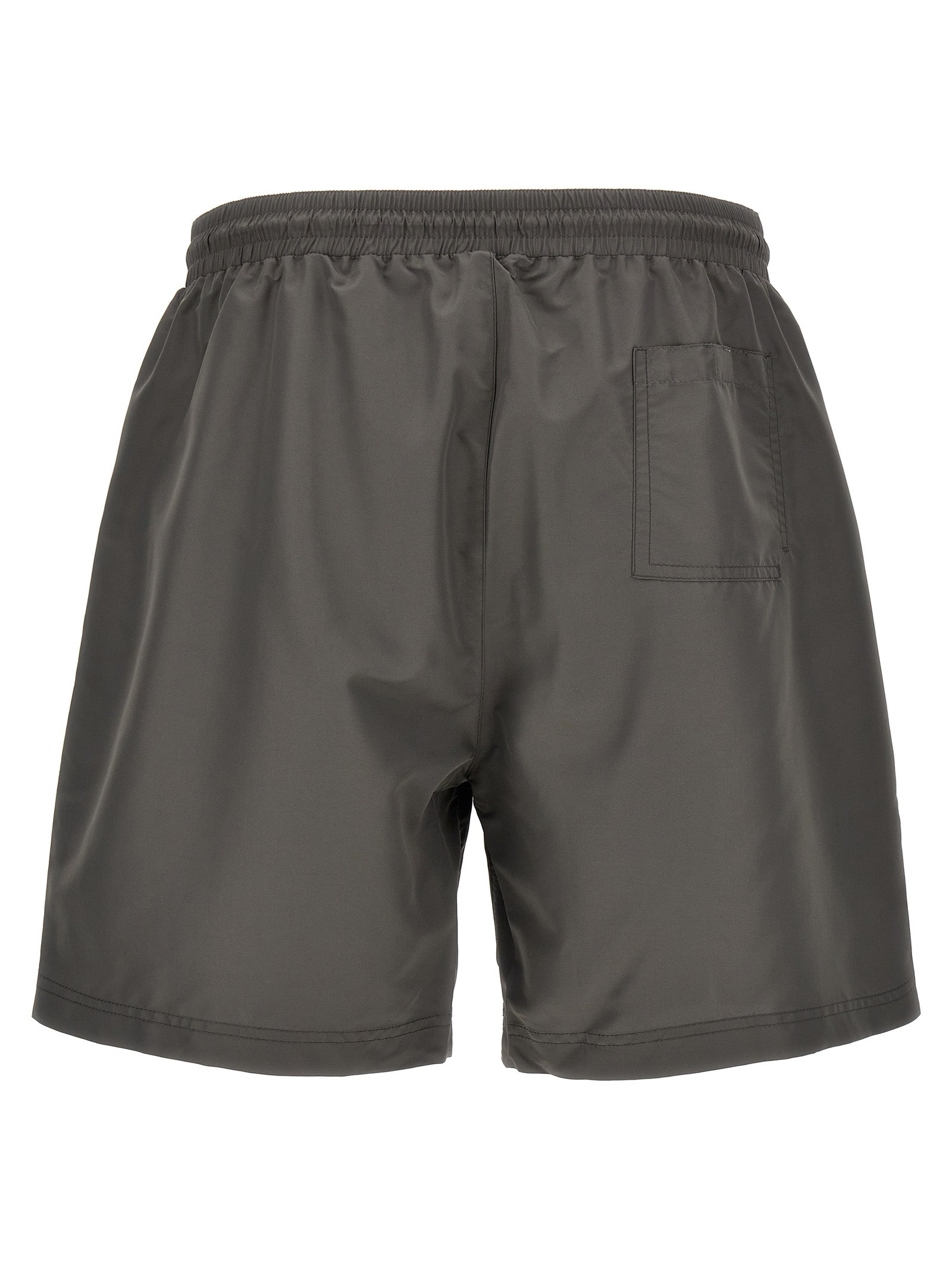 Gray Polyester Shorts
