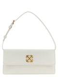 White Calfskin Shoulder Bag