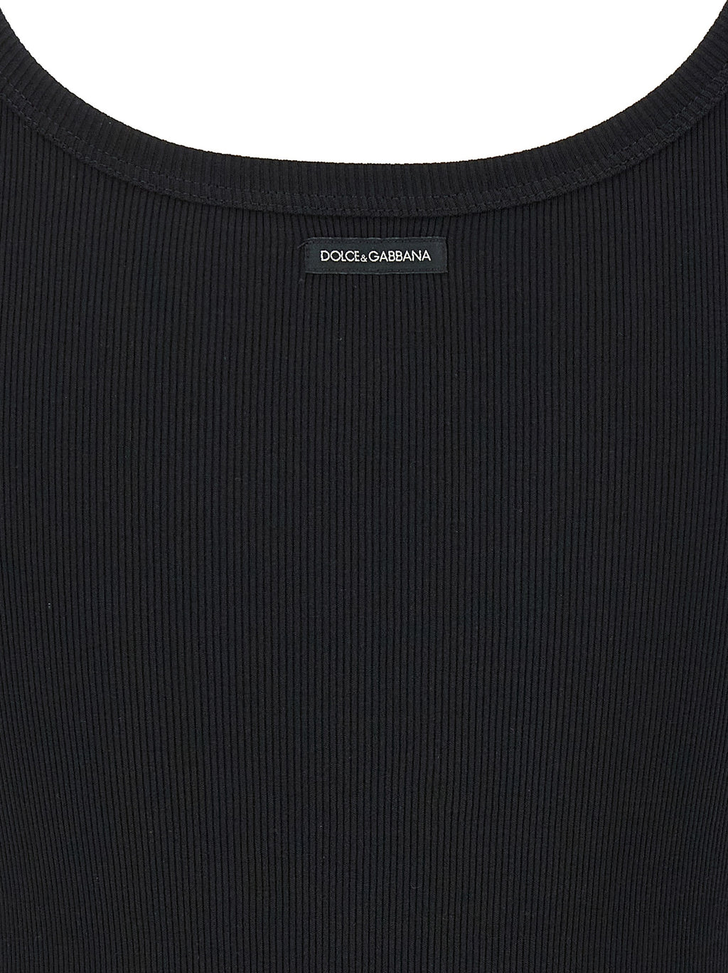 Black Cotton Tank Tops
