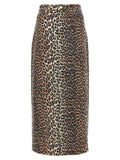 Brown Organic Cotton Mini Skirt