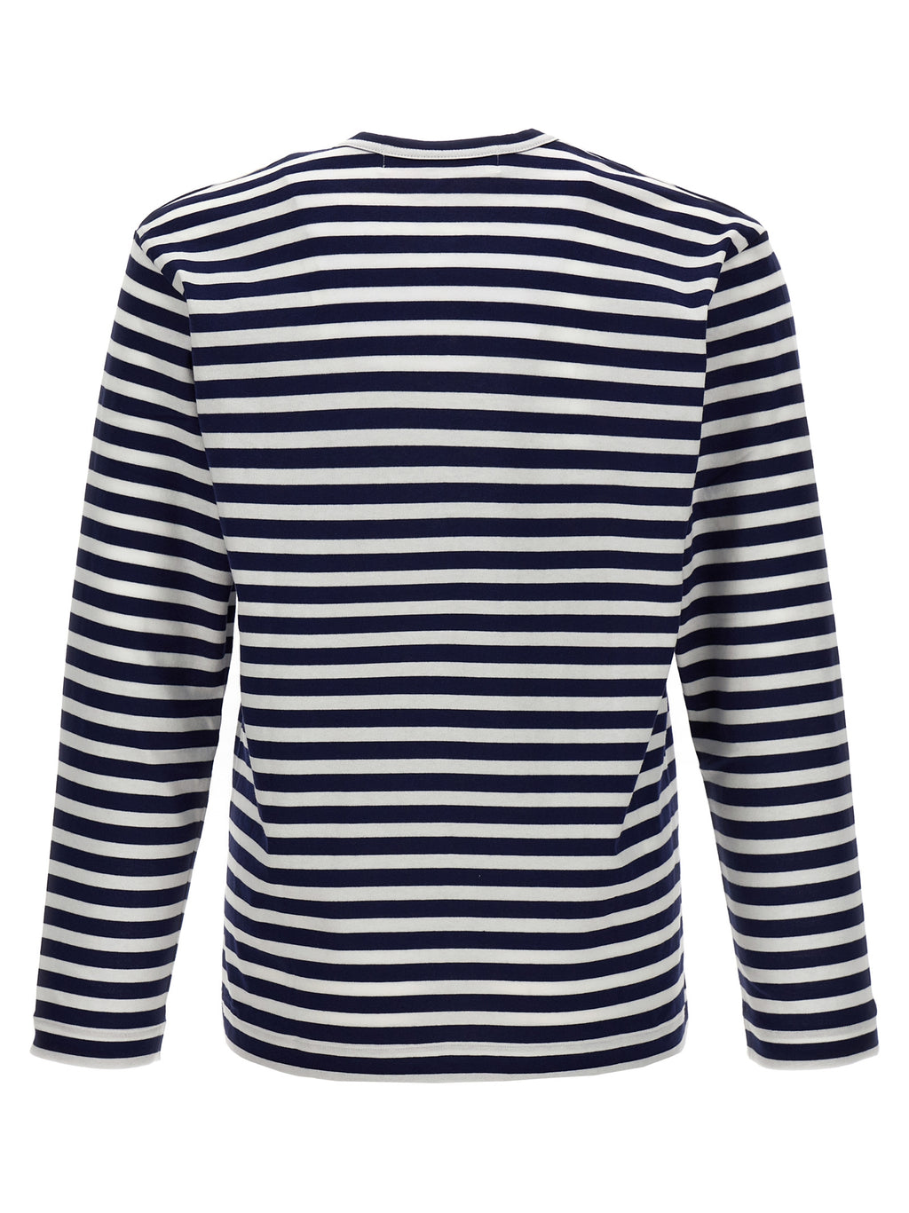 Blue Cotton Long Sleeve T-Shirt