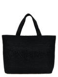 Black Viscose Tote Bag
