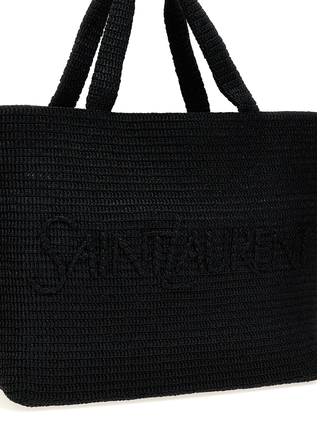 Black Viscose Tote Bag