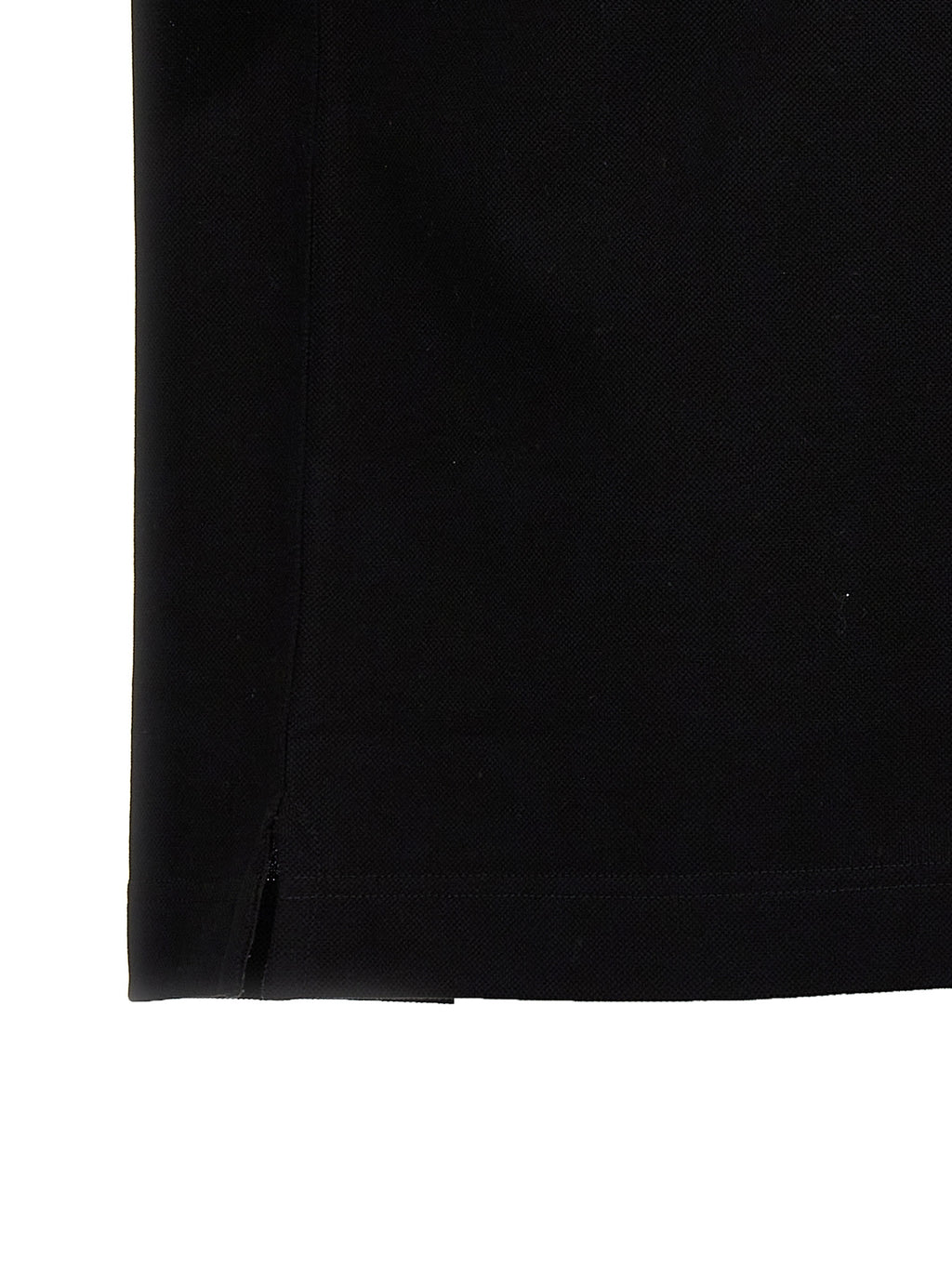 Black Cotton Polo Shirt