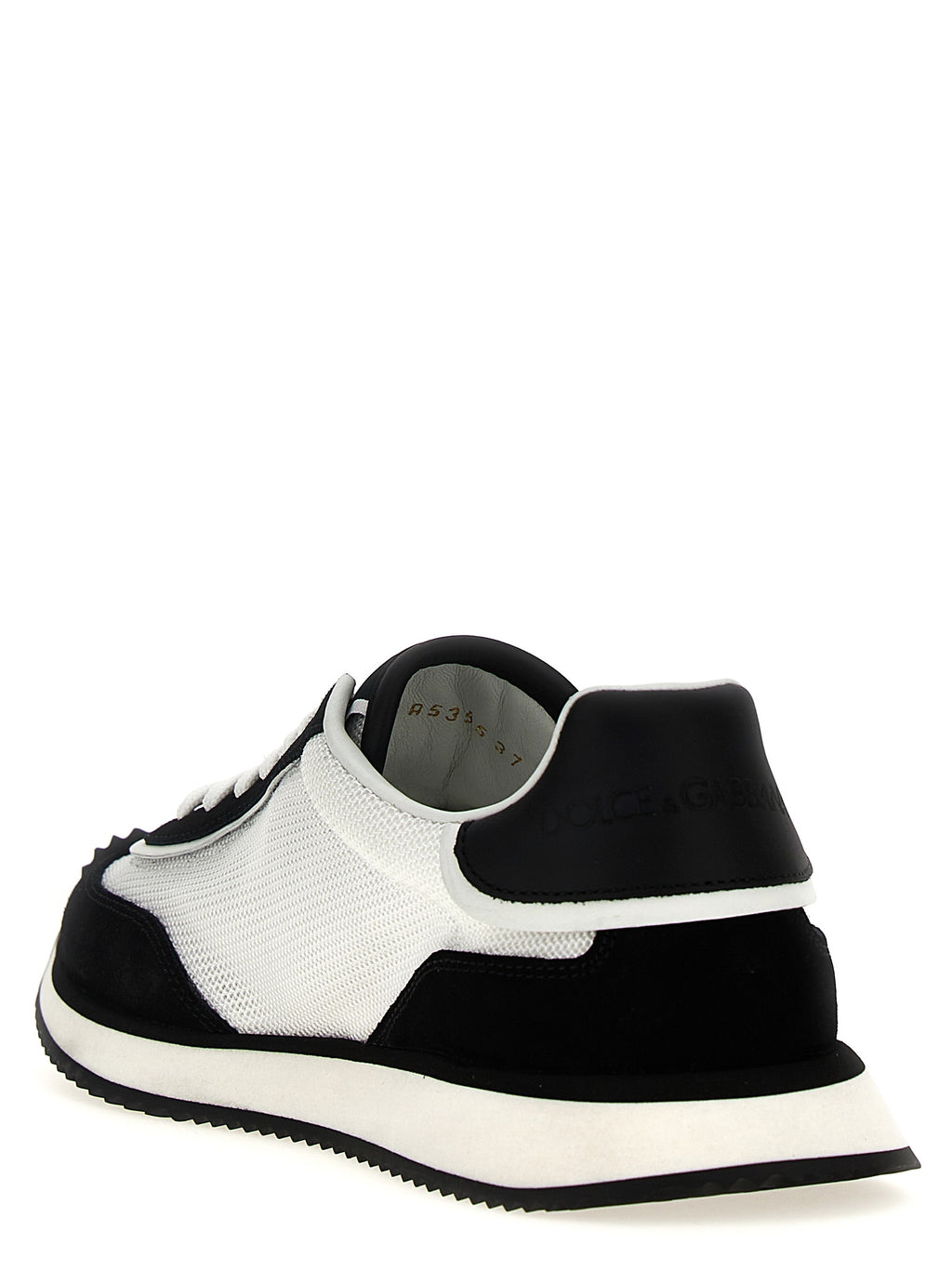 Bicolor Calfskin Athletic Sneakers