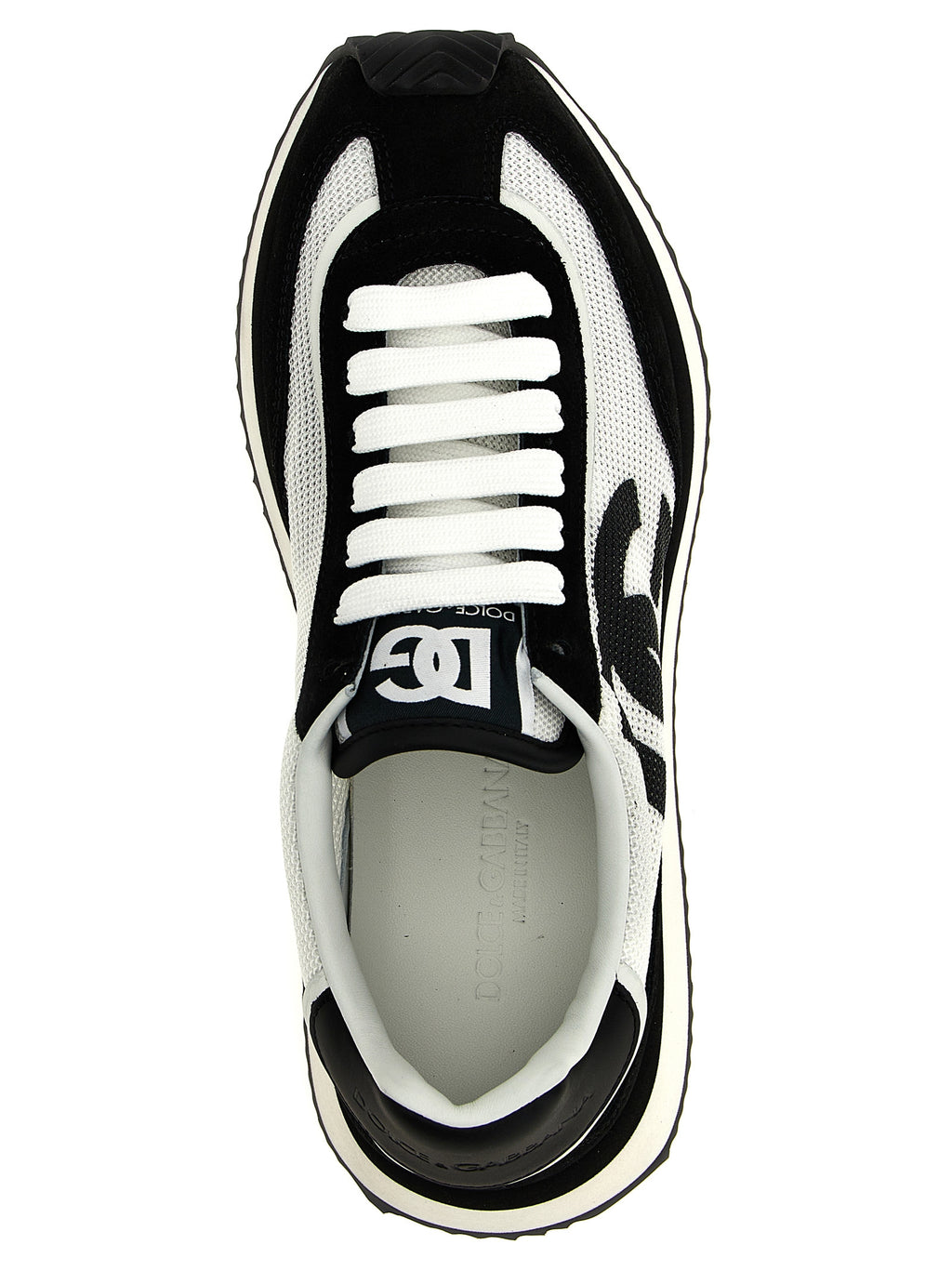Bicolor Calfskin Athletic Sneakers