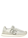 White Calfskin Athletic Sneakers