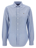 Blue Cotton Blouse