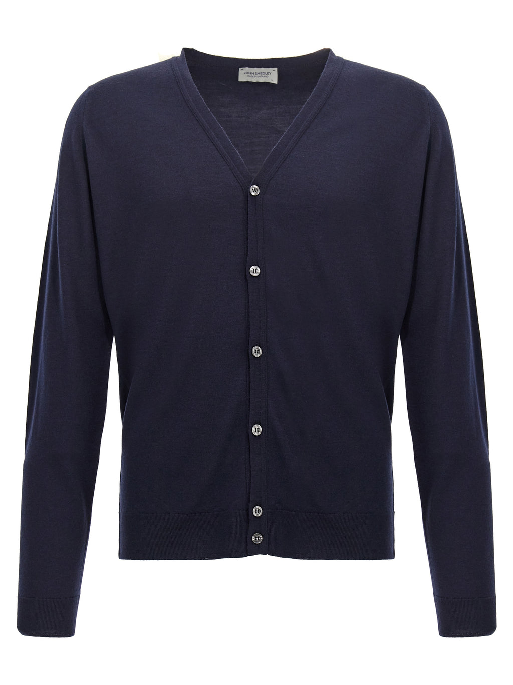 Blue Wool Cardigan