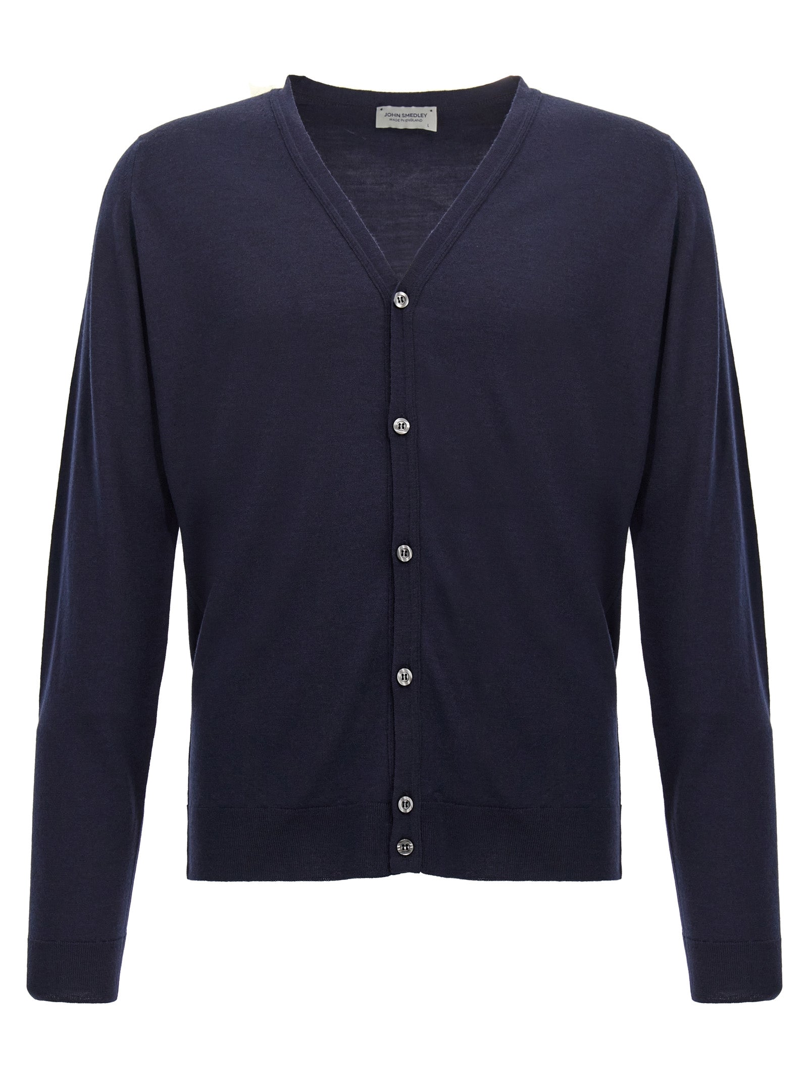 Blue Wool Cardigan