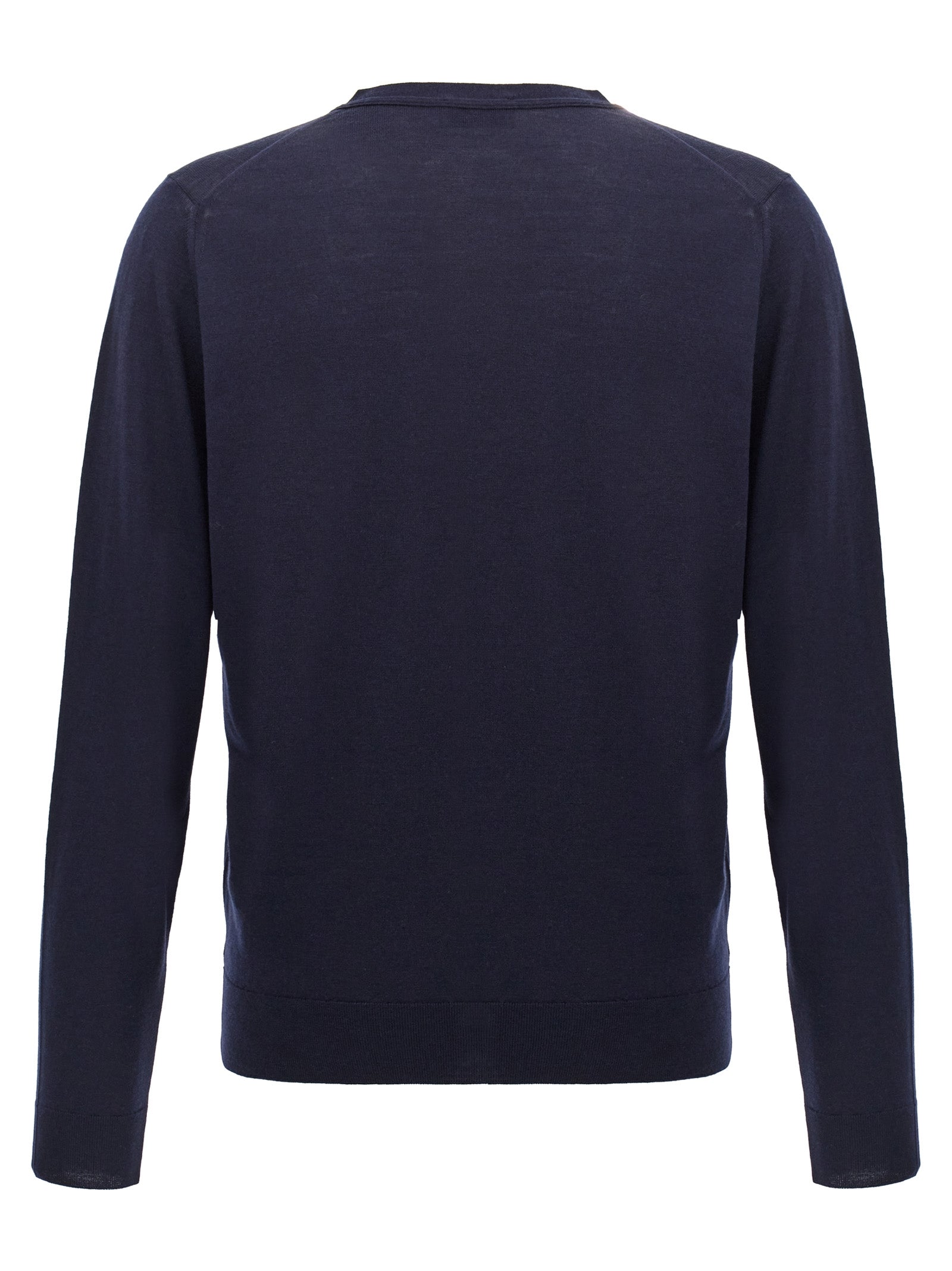 Blue Wool Cardigan