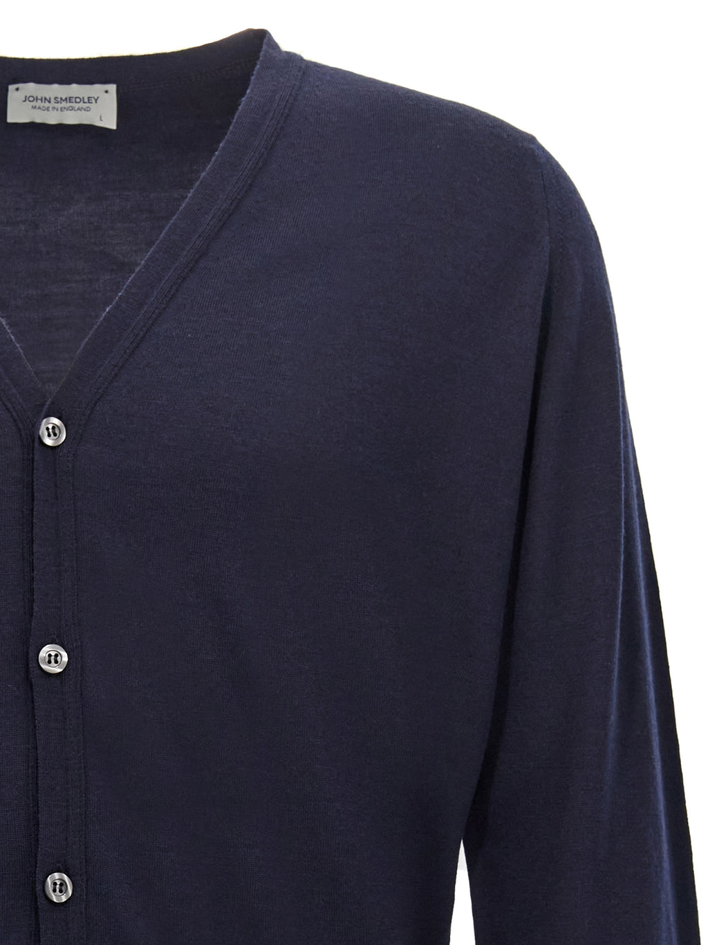 Blue Wool Cardigan