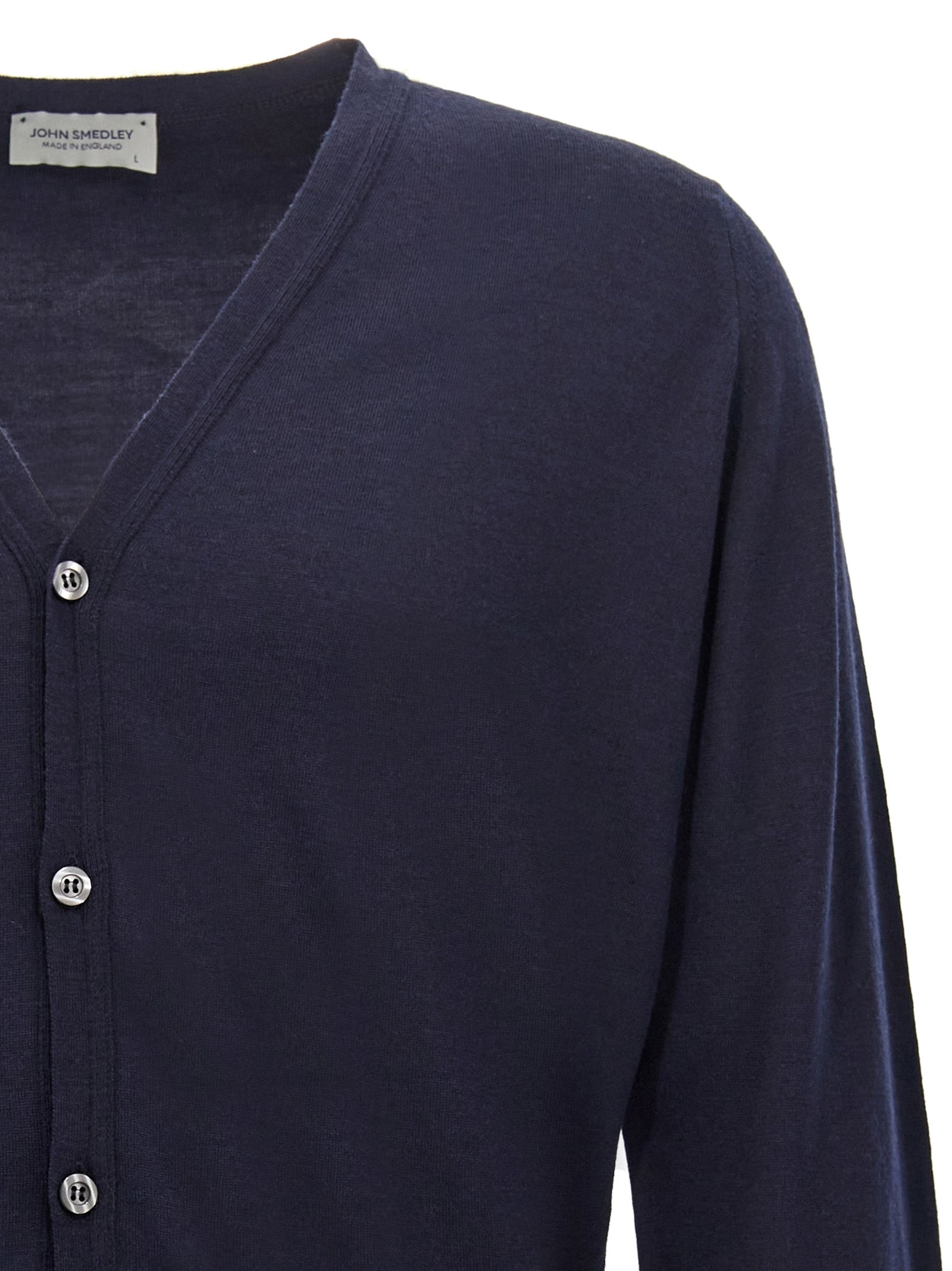 Blue Wool Cardigan