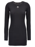 Black Cotton Short Dress