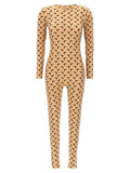 Beige Polyamide Jumpsuit