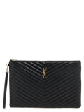 Black Calfskin Clutch Bag