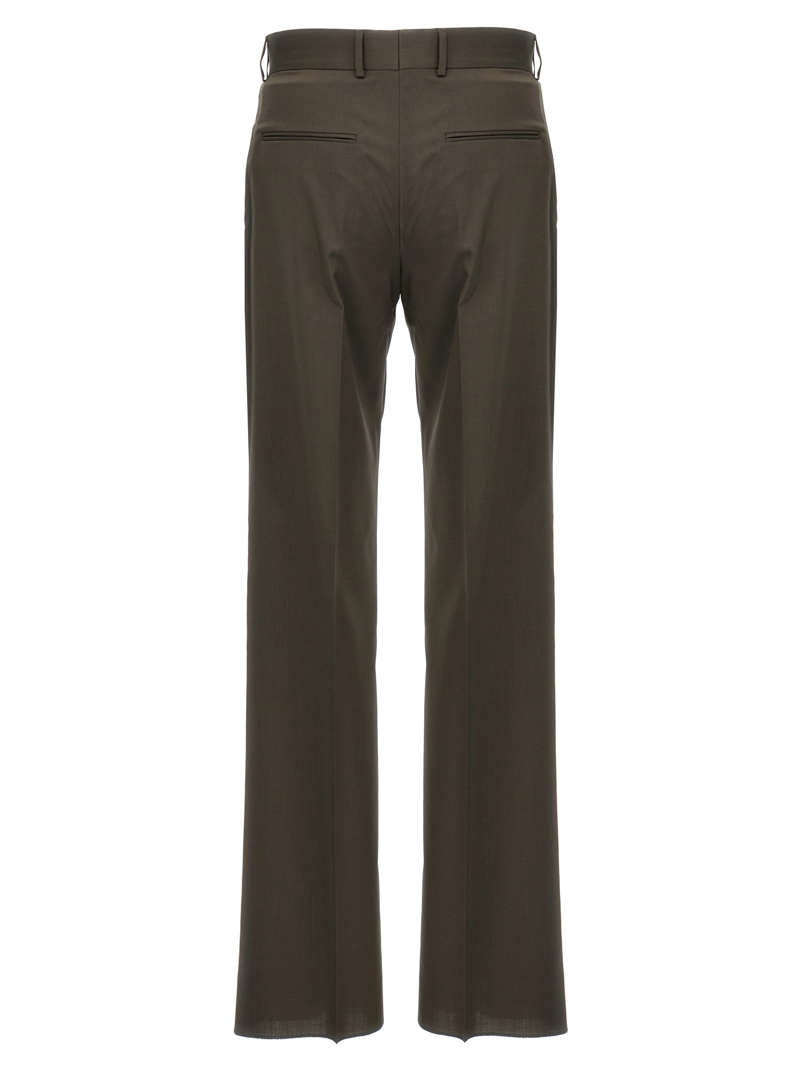 Bicolor Wool Dress Pants