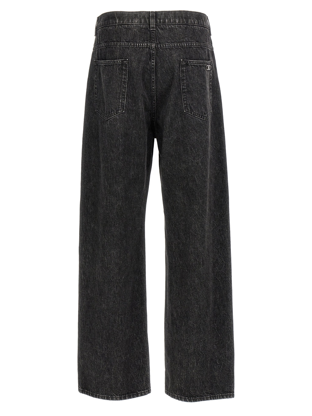 Black Cotton Relaxed Fit Jeans