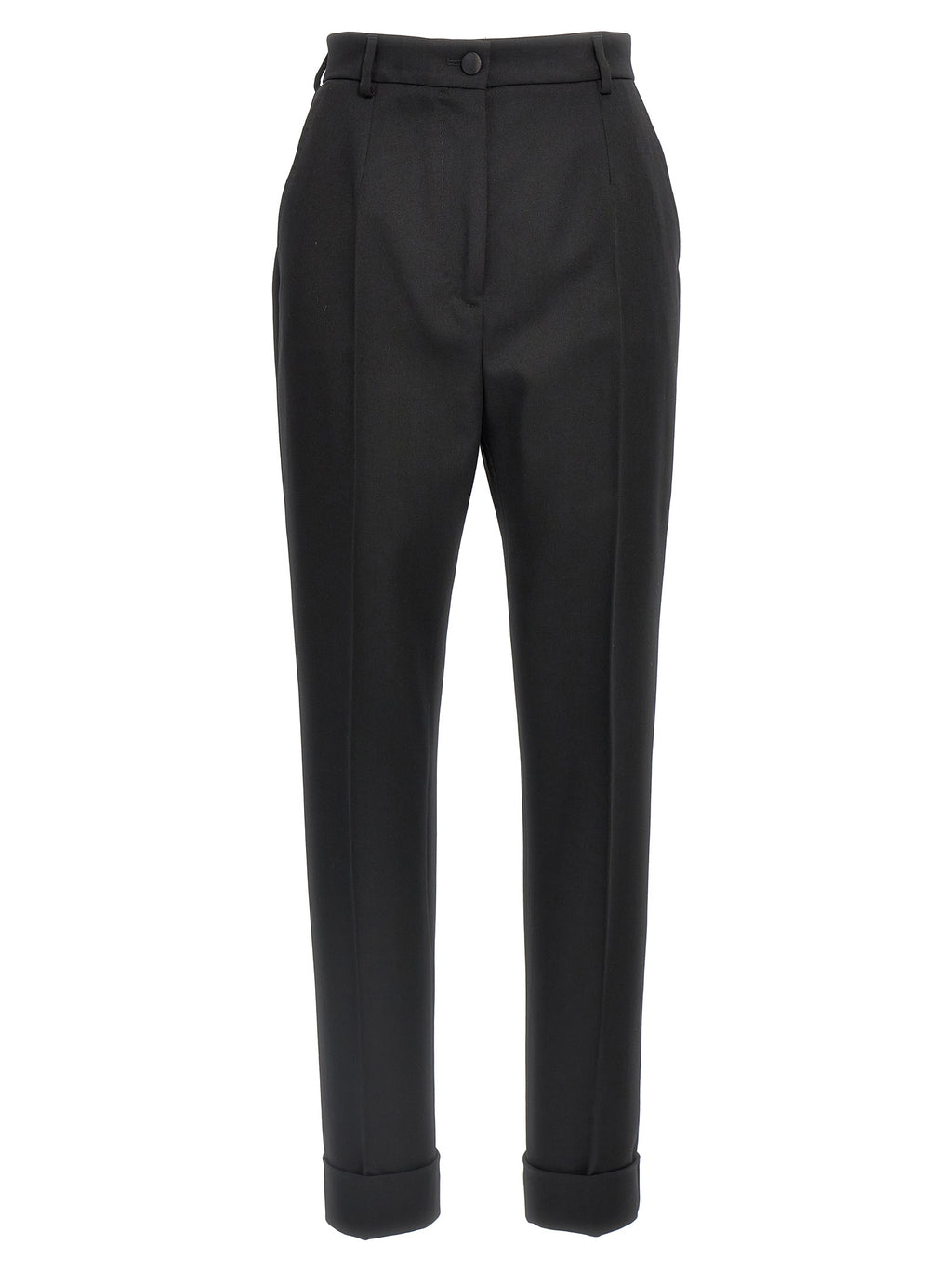Black Virgin Wool Dress Pants