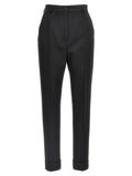 Black Virgin Wool Dress Pants