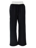 Black Cotton Joggers (Workout Pants)