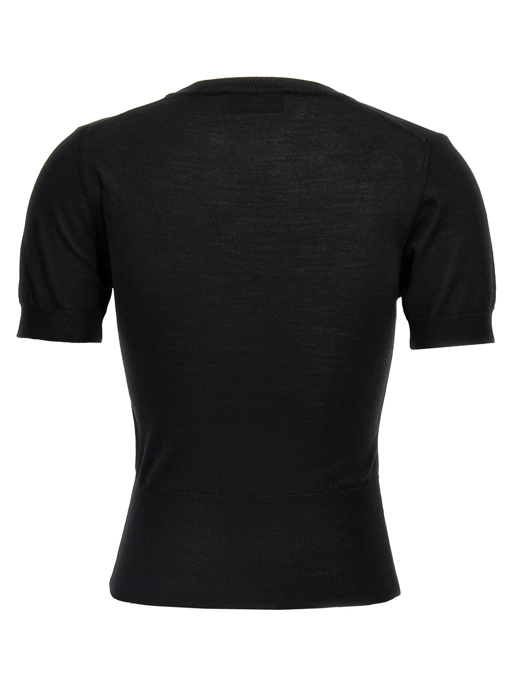 Black Wool T-Shirt