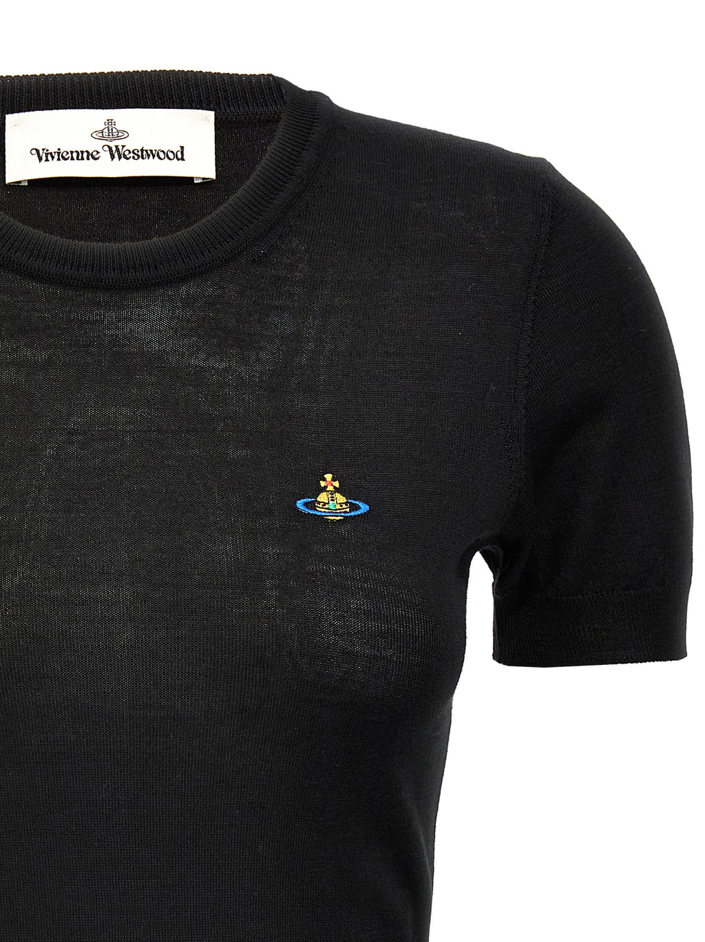 Black Wool T-Shirt