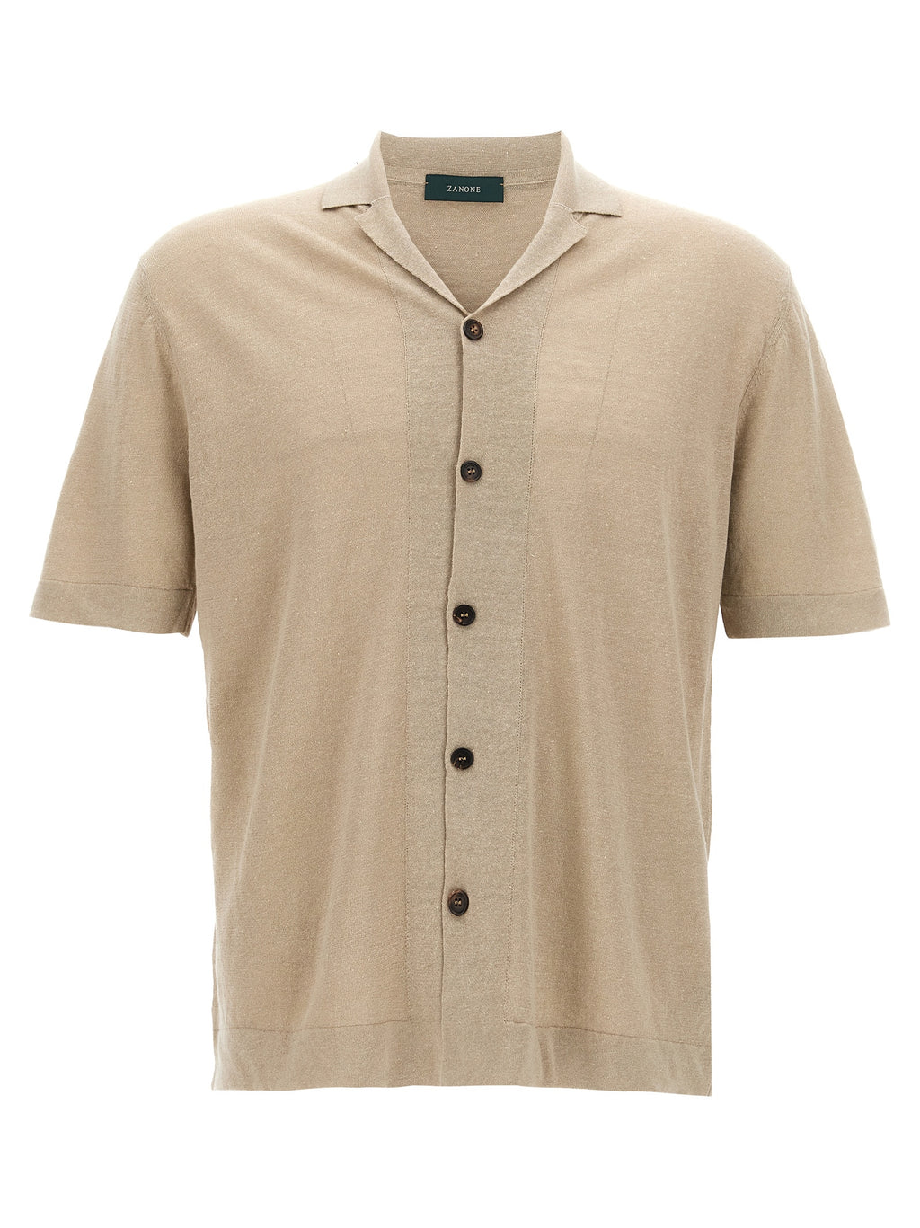 Beige Linen Blouse