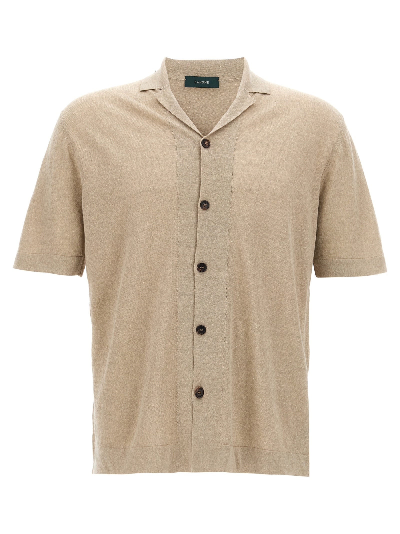 Beige Linen Blouse