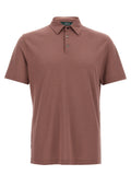 Brown Cotton Polo Shirt