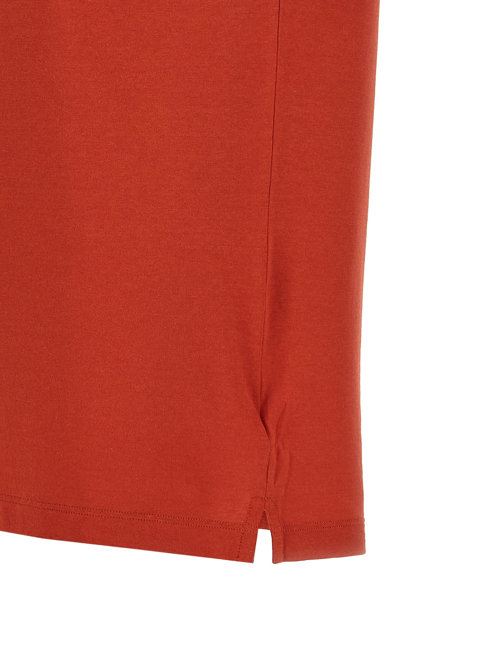 Orange Cotton Polo Shirt