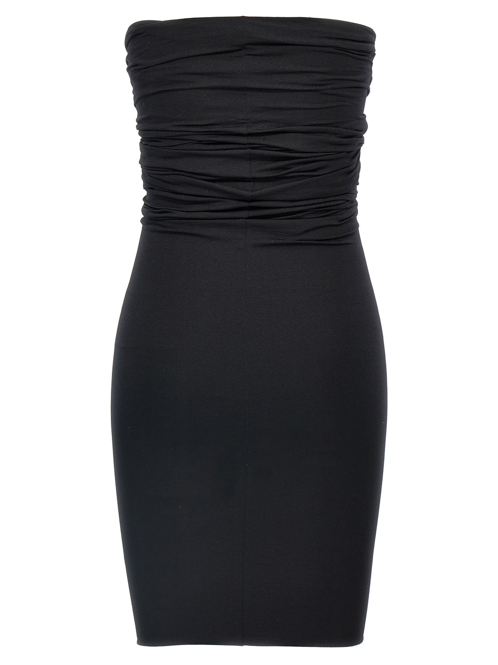 Black Nylon Short Dress