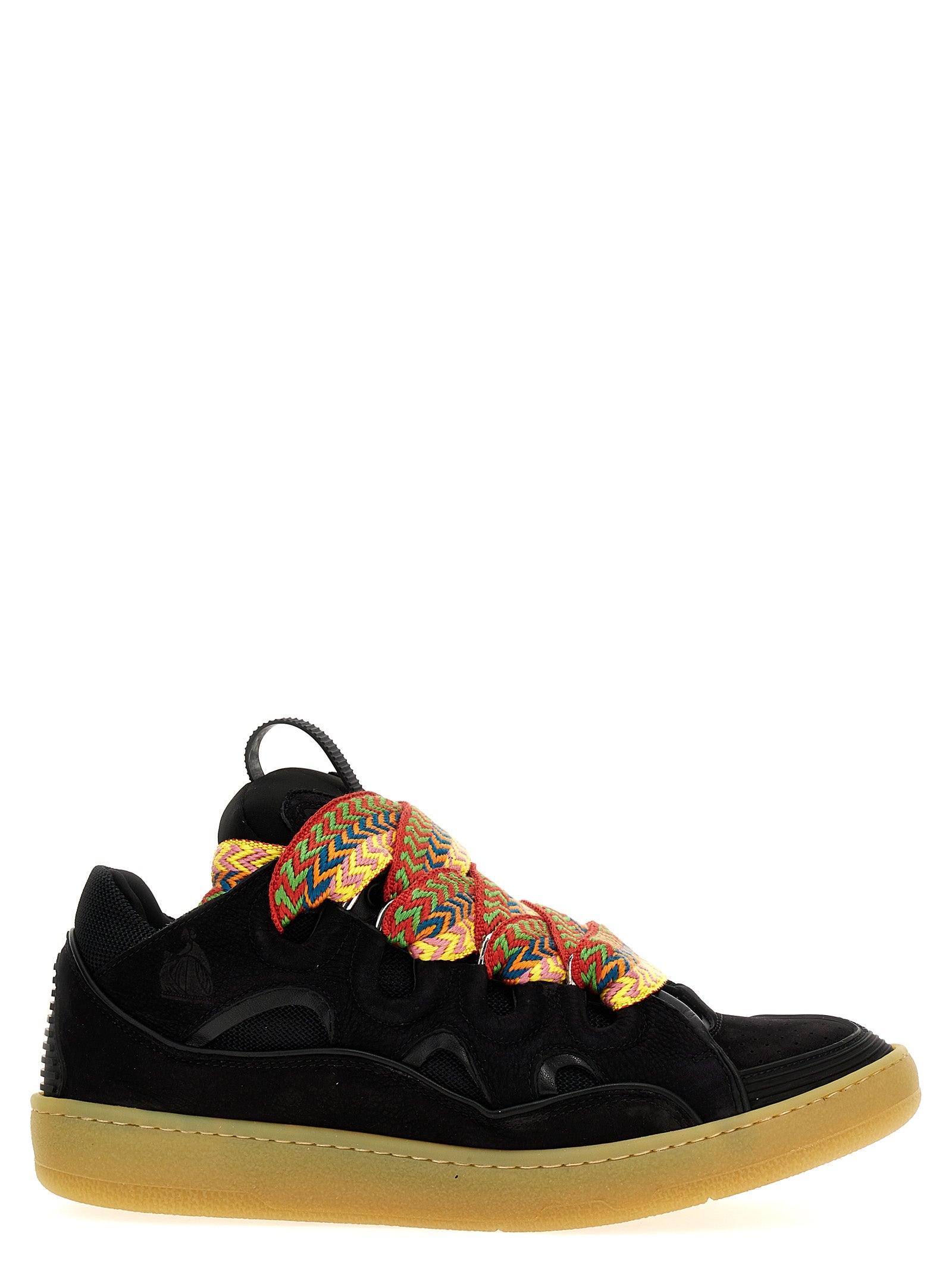 Lanvin Black Calfskin Chunky Sneakers