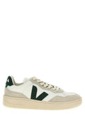 Bicolor Leather Low Top Sneakers