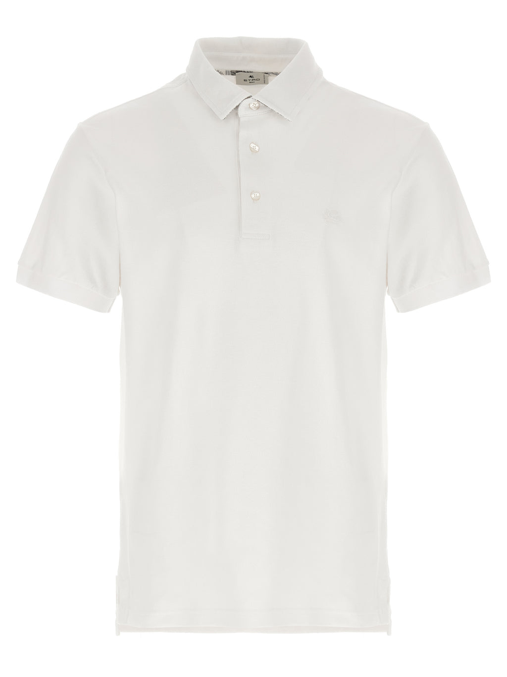 White Cotton Polo Shirt