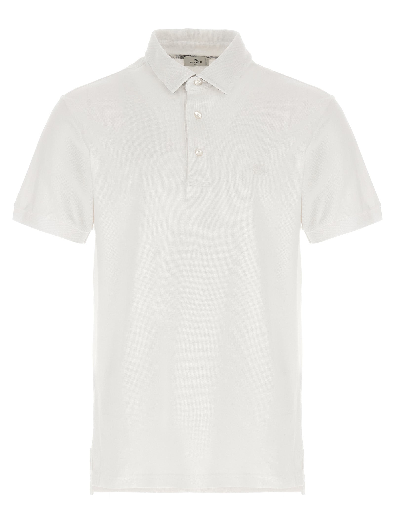White Cotton Polo Shirt
