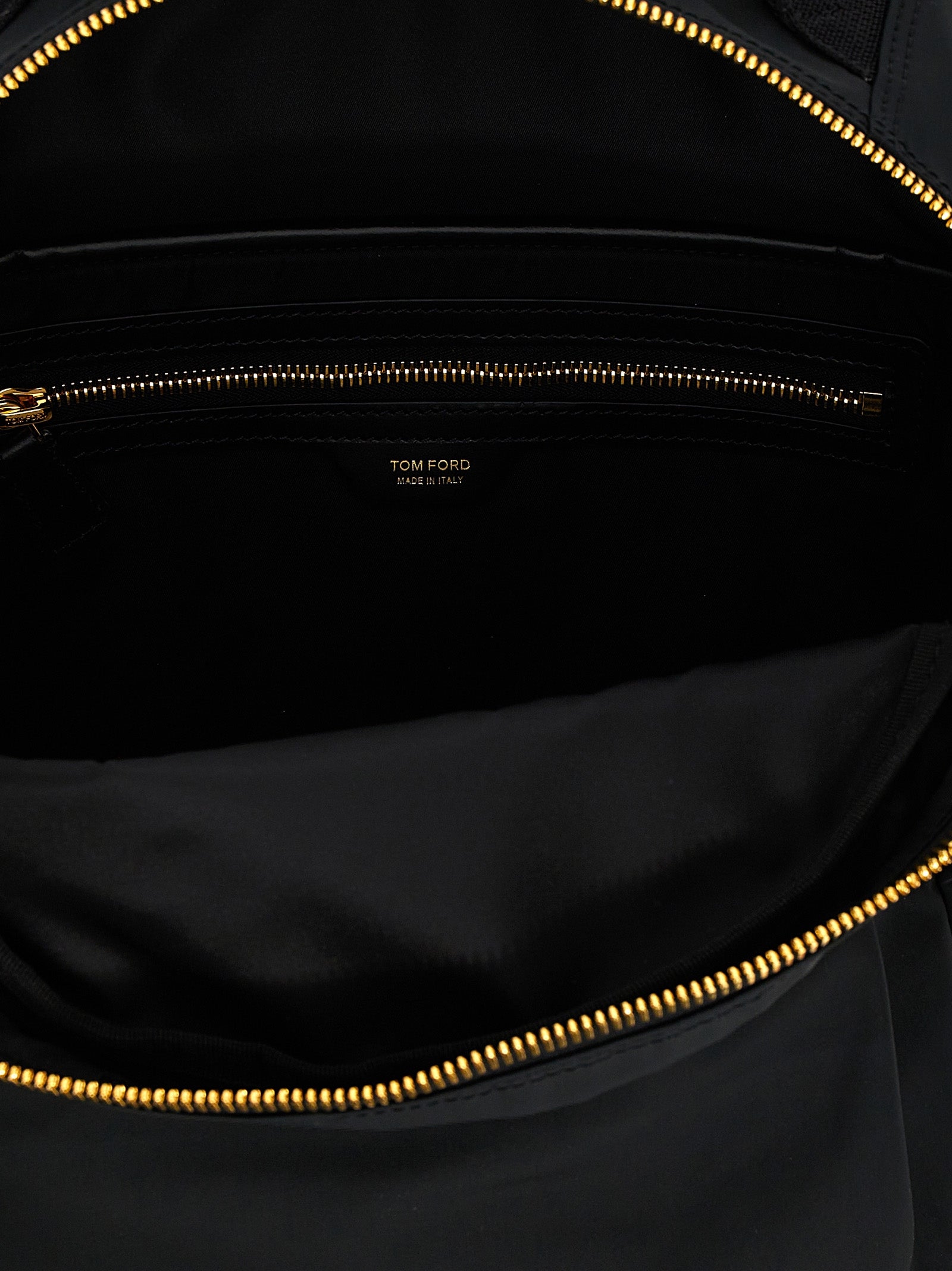 Black Polyester Backpack