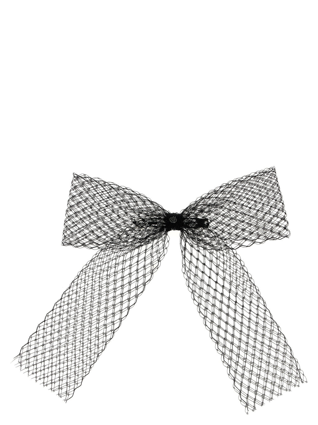 Black Polyester Hair Clip