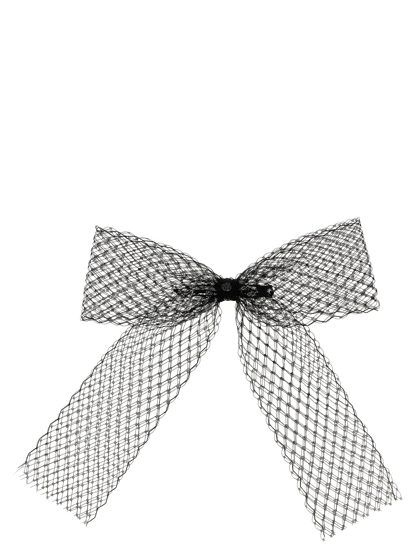Black Polyester Hair Clip
